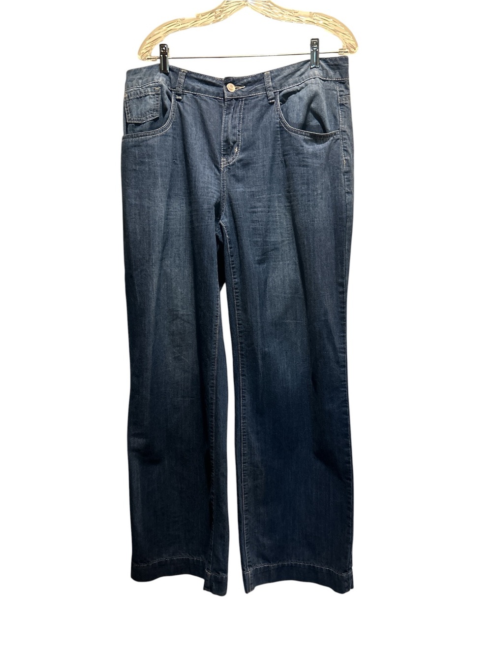 Flamingals Wide-Leg Women's Jeans, Size XL